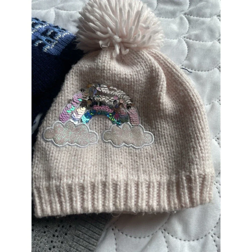 Girls  Hat Lot of 3 – Assorted Brands  One Size – Spring, Fall & Winter